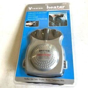 Auto Dash Mount Heater . 200 Watt/Portable 12 - Volt DC . Vector TVEC201